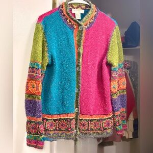 Susan Bristol Multicolor Knit Sweater